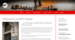 Desktop Screenshot of muttheater.de